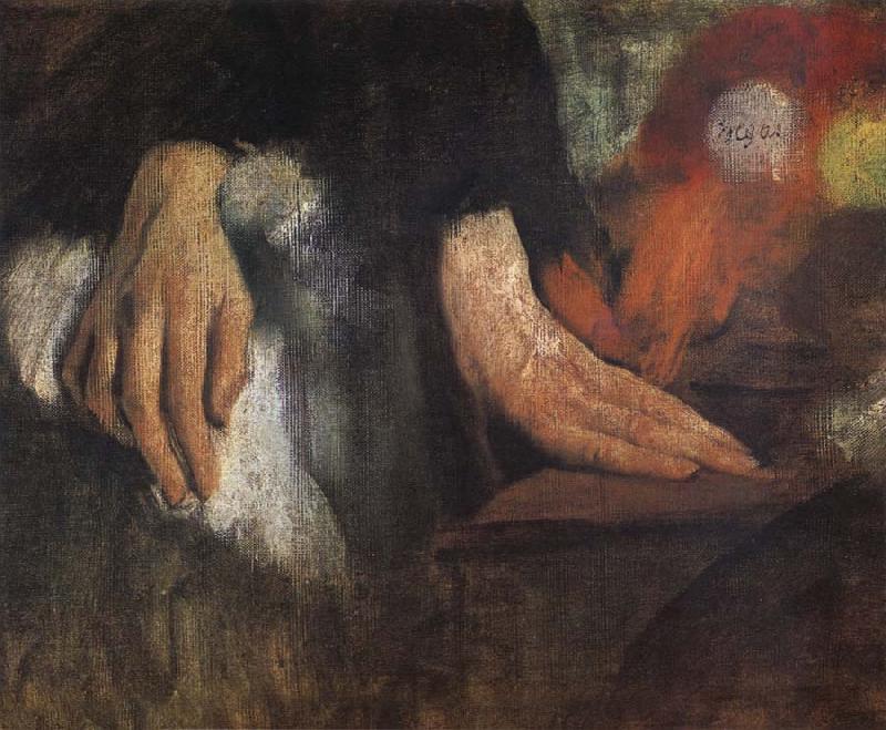 Edgar Degas Study of Hand oil painting image